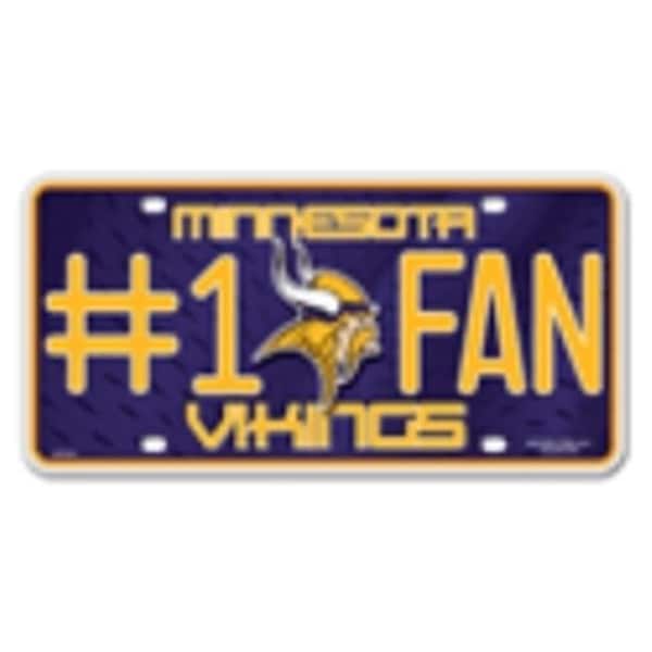 Rico Industries Rico Industries MTF3101 No.1 Fan Metal Tag - Minnesota Vikings MTF3101 - main